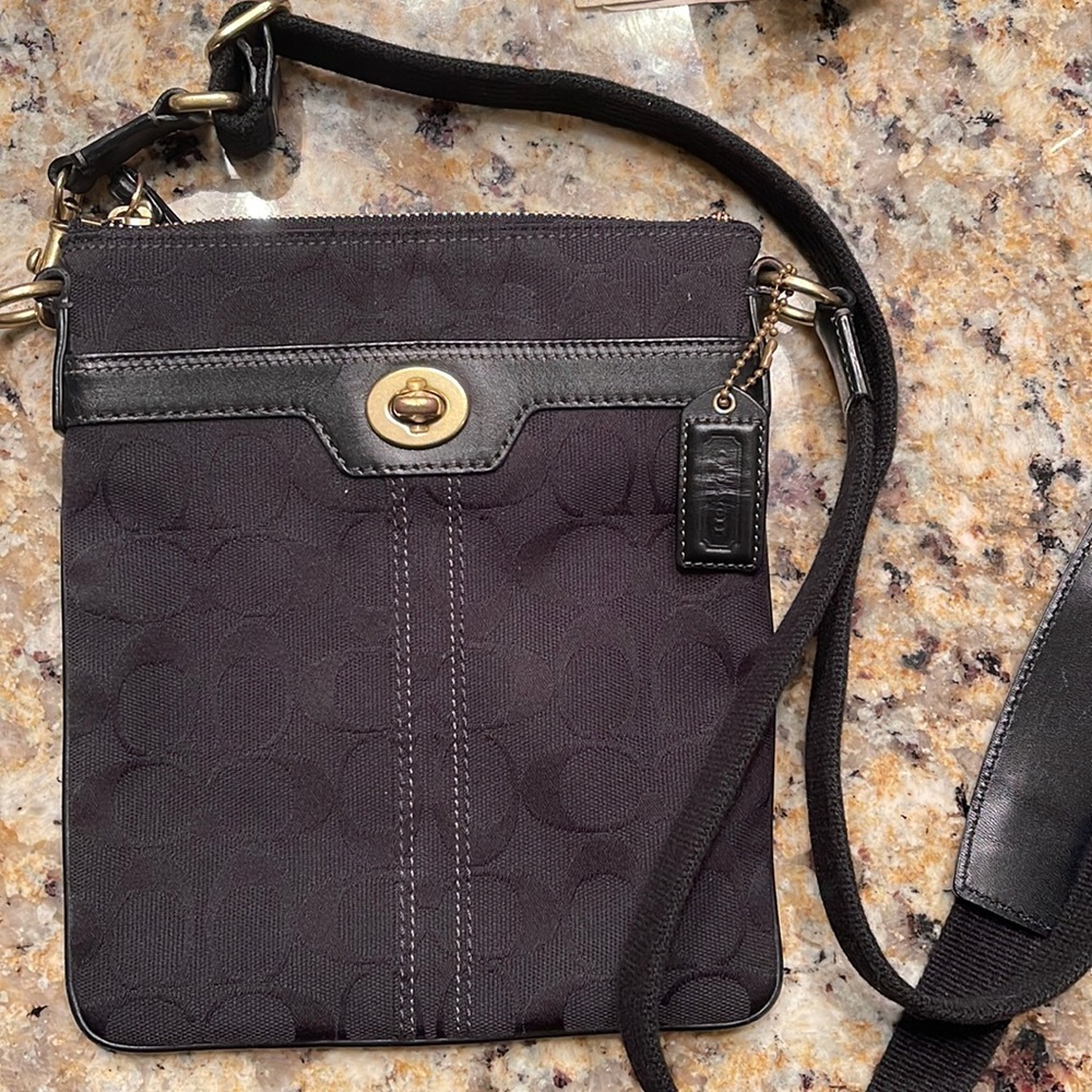 Coach Black Crossbody Gem
